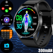 Мужские умные часы 3,53 см TFT-дисплей Водонепроницаемый фитнес-трекер Уведомления о звонках и SMS