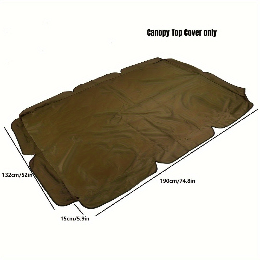 Waterproof Sun-Resistant Patio Swing Canopy Cover 190T Polyester Taffeta