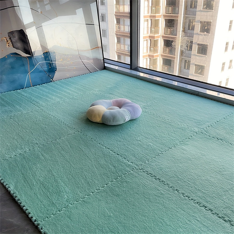 20-Piece Thickened Indoor Carpet Set for Bedroom and Living Room Non-Slip Washable 29.97x29.97cm