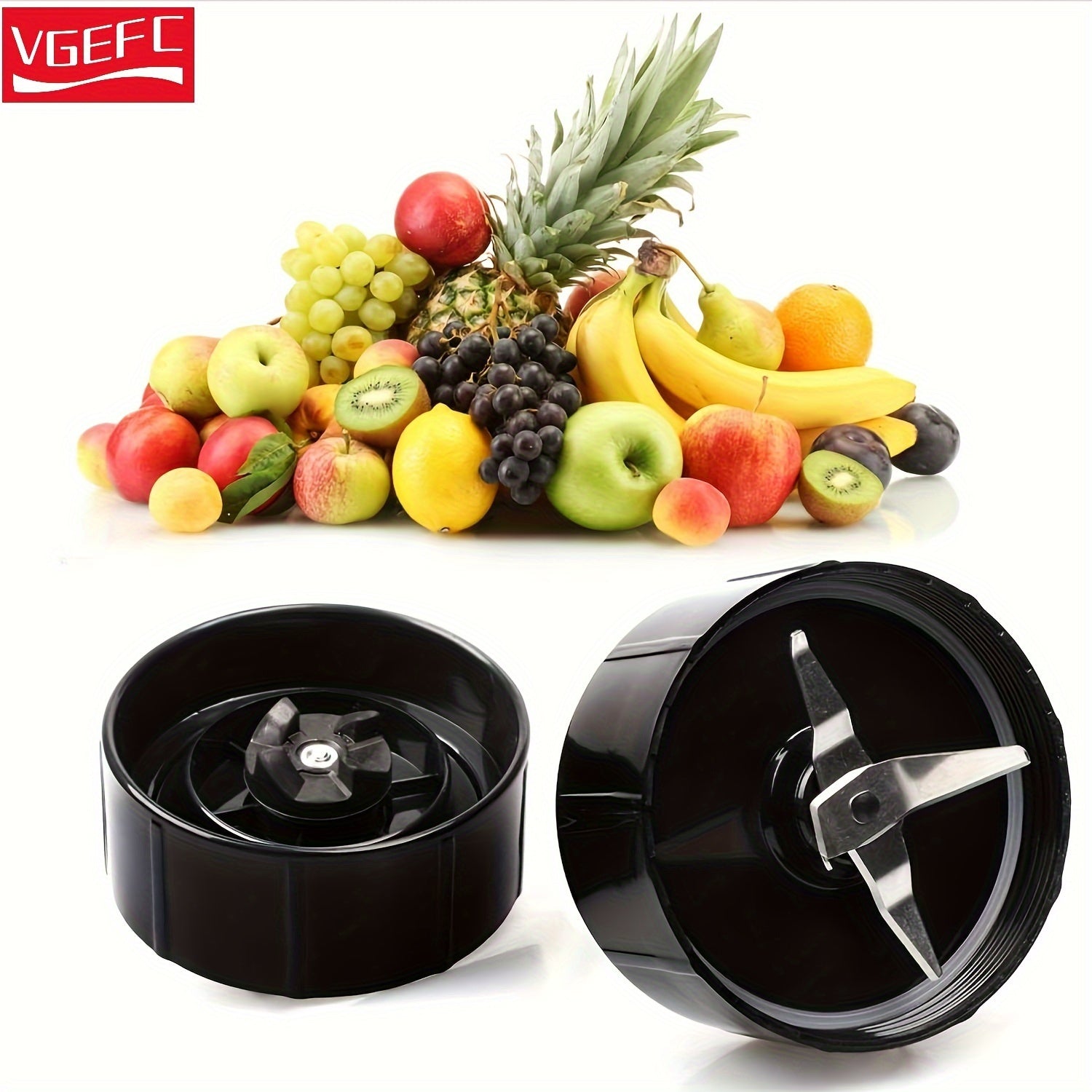 Repuesto para licuadora de reemplazo para Magic Bullet 250W MB1001 Incluye 2 cuchillas cruzadas juntas