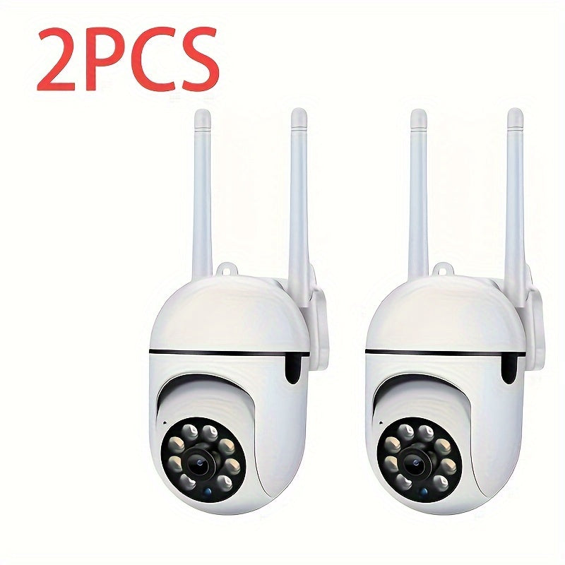 Indoor WiFi Security Camera with 355 Degree Pan Night Vision Remote Access