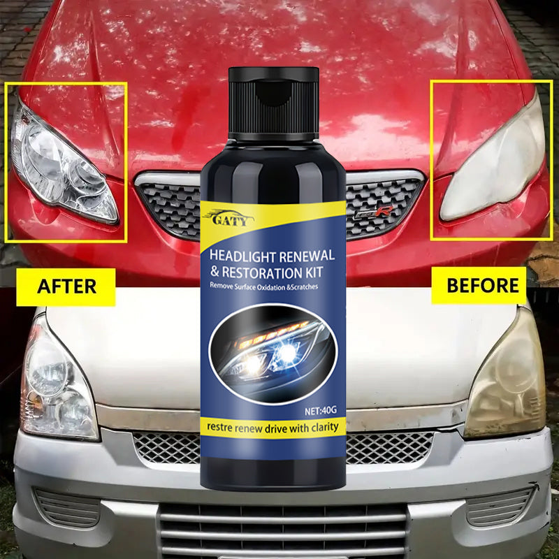 Universal Car Headlight Restoration Paste for Scratch Removal and Luster Restoration