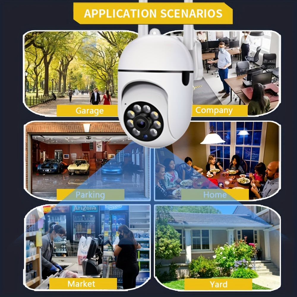 1080P WiFi Security Camera with Pan Tilt Zoom 2-Way Audio Indoor Surveillance