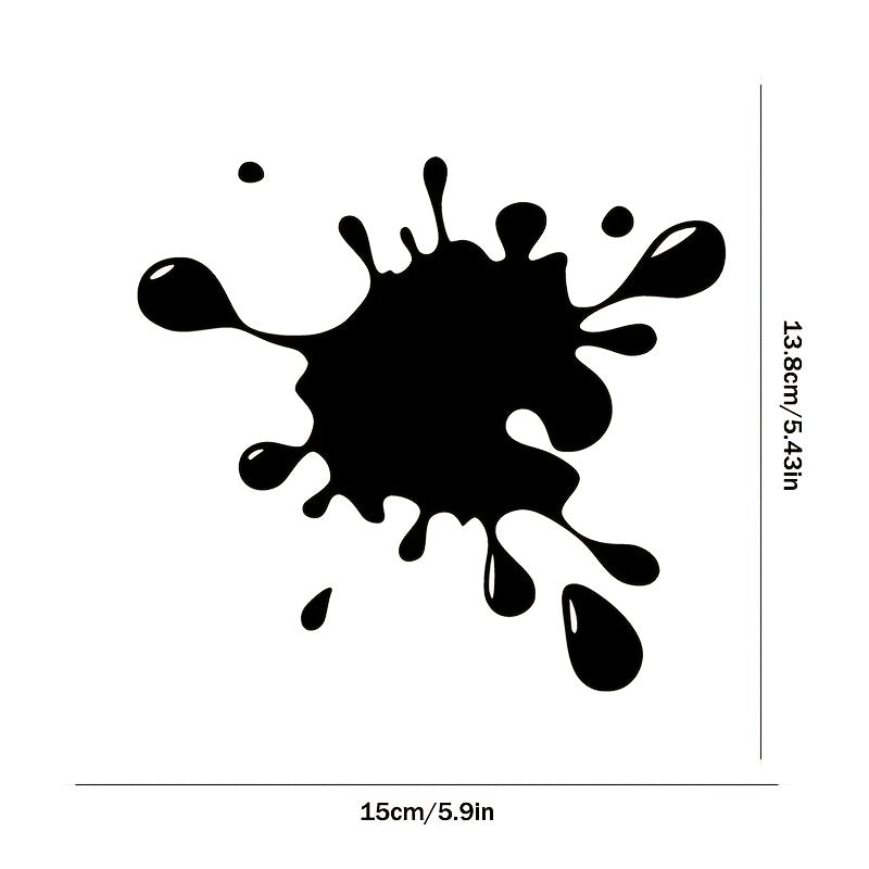 Car Auto Vinyl Decal 15x13.8cm White Black Bumper Window Sticker Decoration