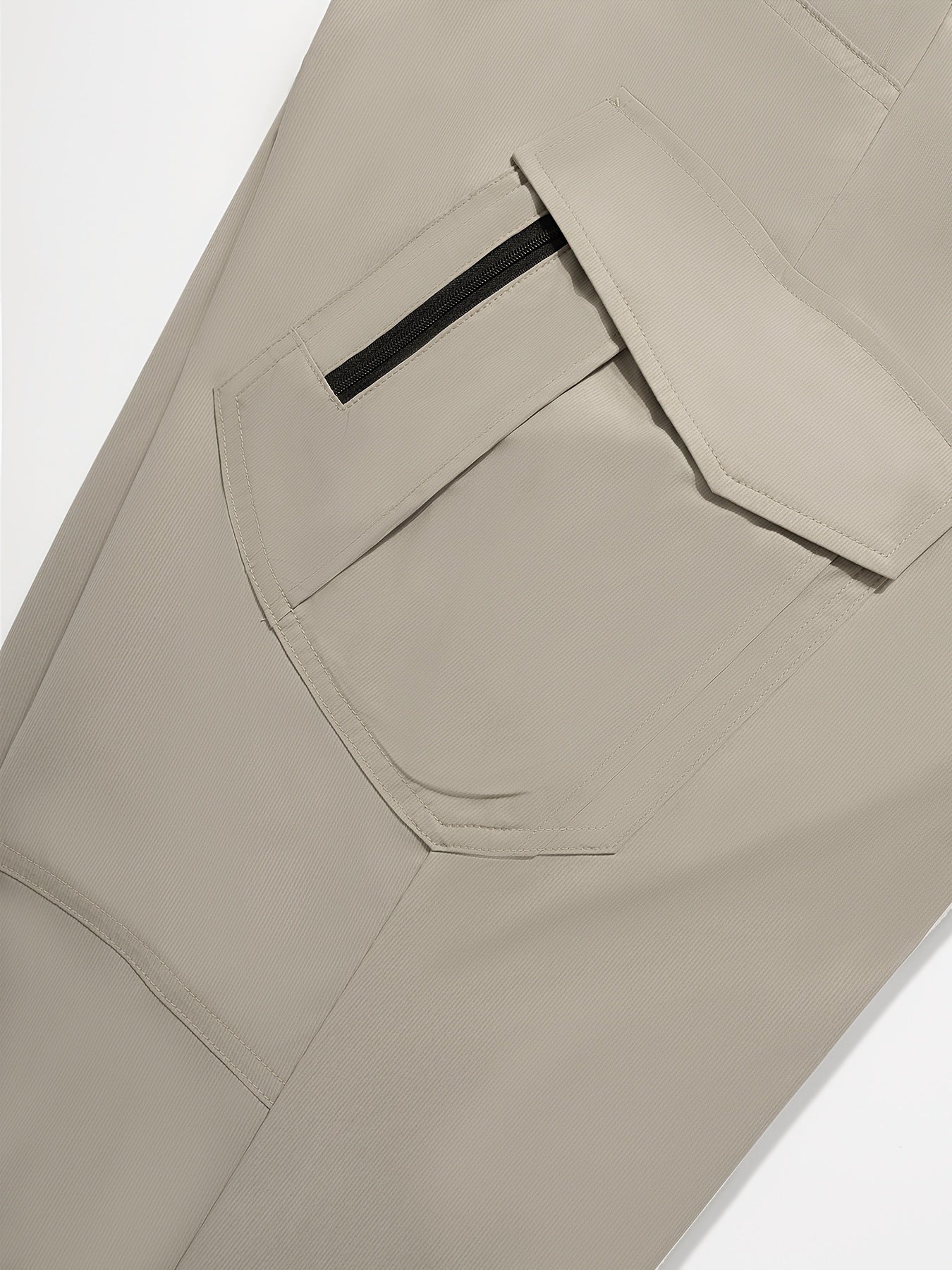 Pantalones tácticos de cargo para hombre de color sólido, ajuste regular, para todas las estaciones, poliéster con bolsillos multifunción