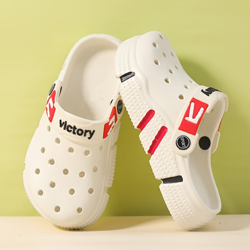 Дышащие EVA-тапочки для детей для мальчиков и девочек, всесезонные, нескользящие, для дома и улицы