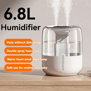 Large Capacity USB Dual Spray Air Humidifier for Home Office