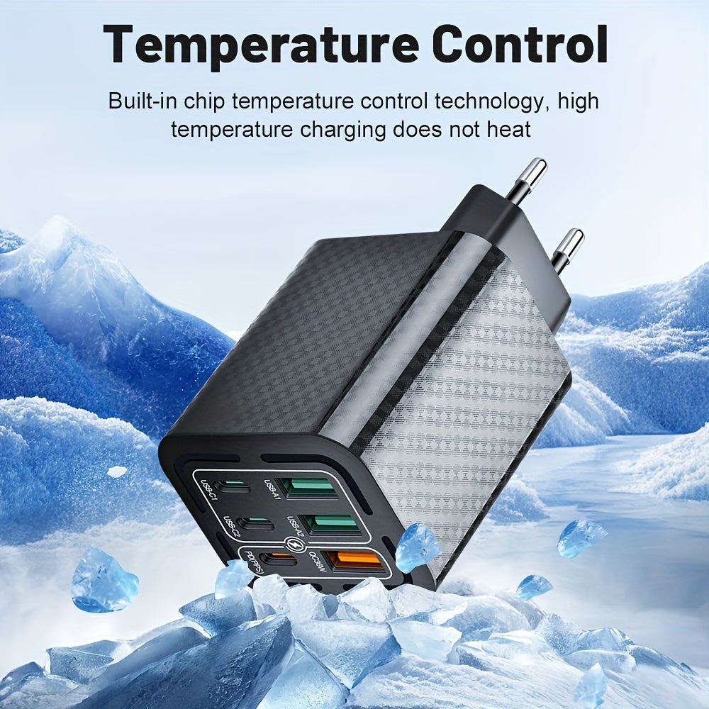 50W USB-C devor zaryadlagichi Yevropa standarti tez zaryadlash sayohat uchun mos iPhone Samsung uchun