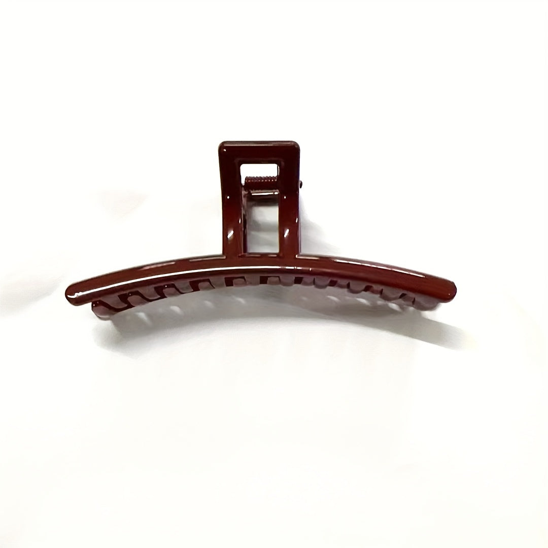 Set of 4 Red Hair Claw Clips for Women Large Non-Slip Resin Jaw Clips for Updos and Ponytails