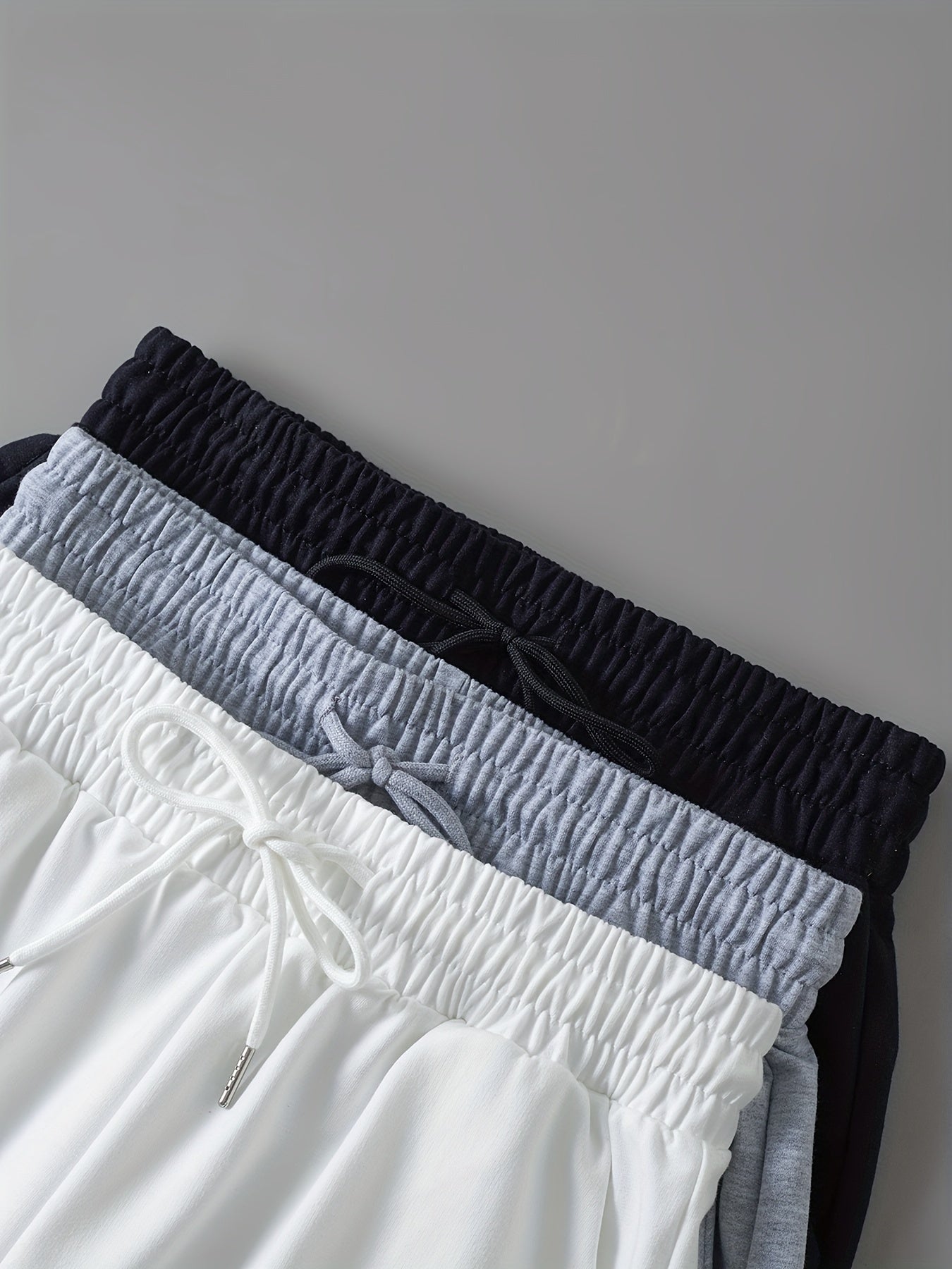 Женские спортивные шорты больших размеров с карманами, на шнурке, повседневные для тренировок