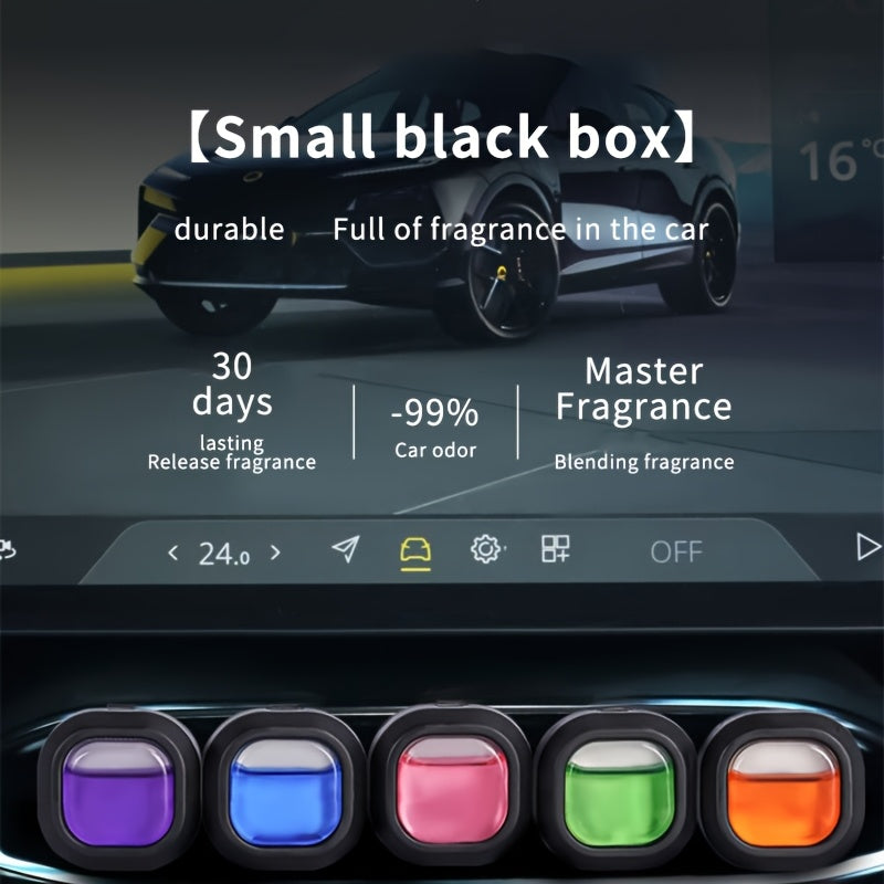 4 Pack Car Air Freshener Vent Clip Long-Lasting Odor Eliminator