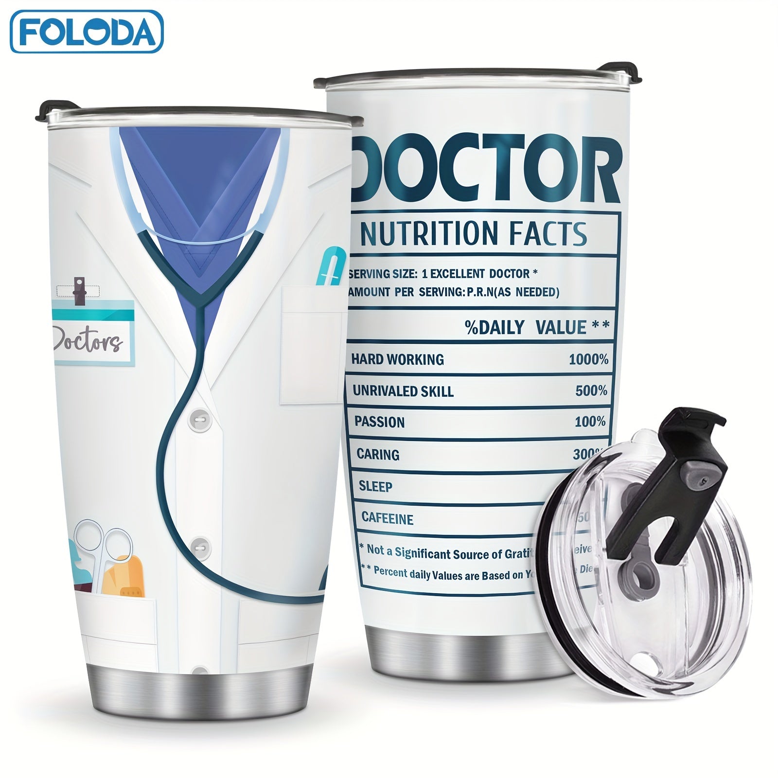 20oz Insulated Stainless Steel Tumbler with Lid for Hot Cold Drinks Travel Outdoor