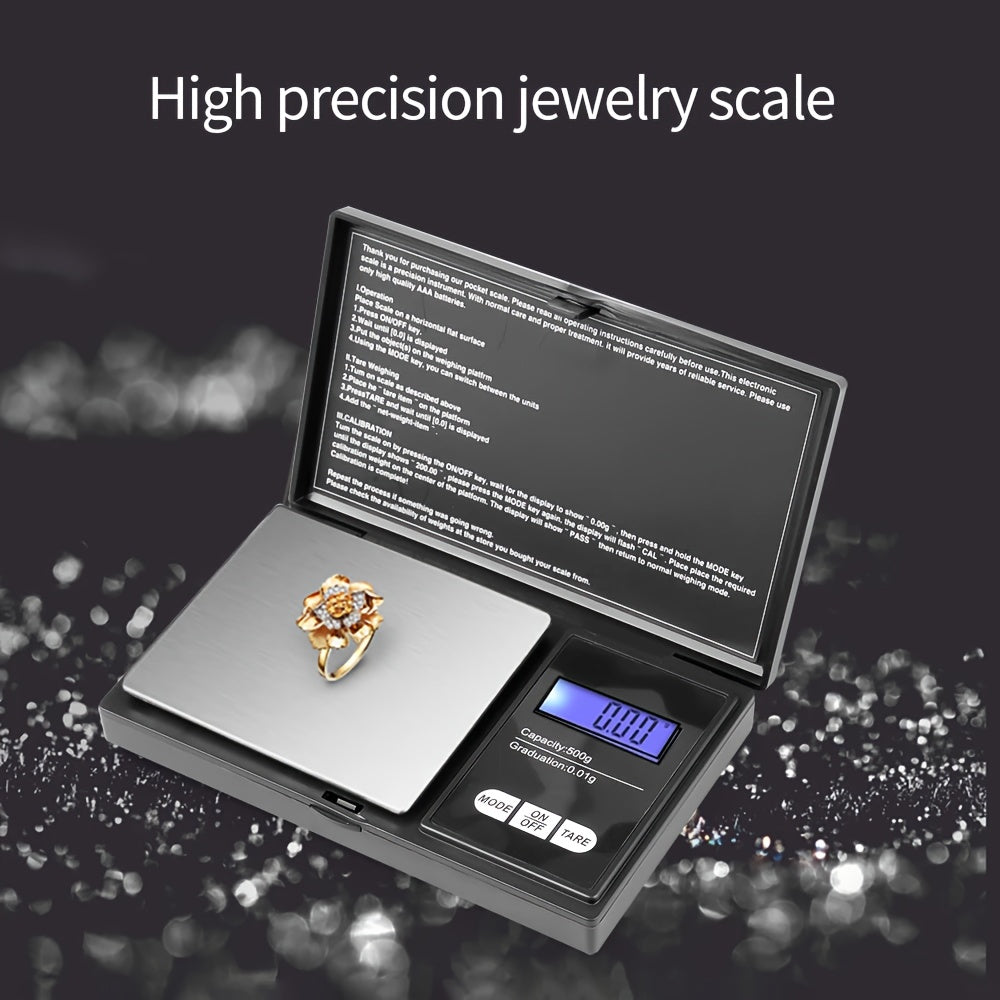 Digital Jewelry Scale Gold Food Safe Compact with Quick Measurements