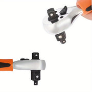 Universal 3-in-1 kalit tutqichi 1/4 3/8 1/2 dyuym, teskari o‘qiladigan po‘lat