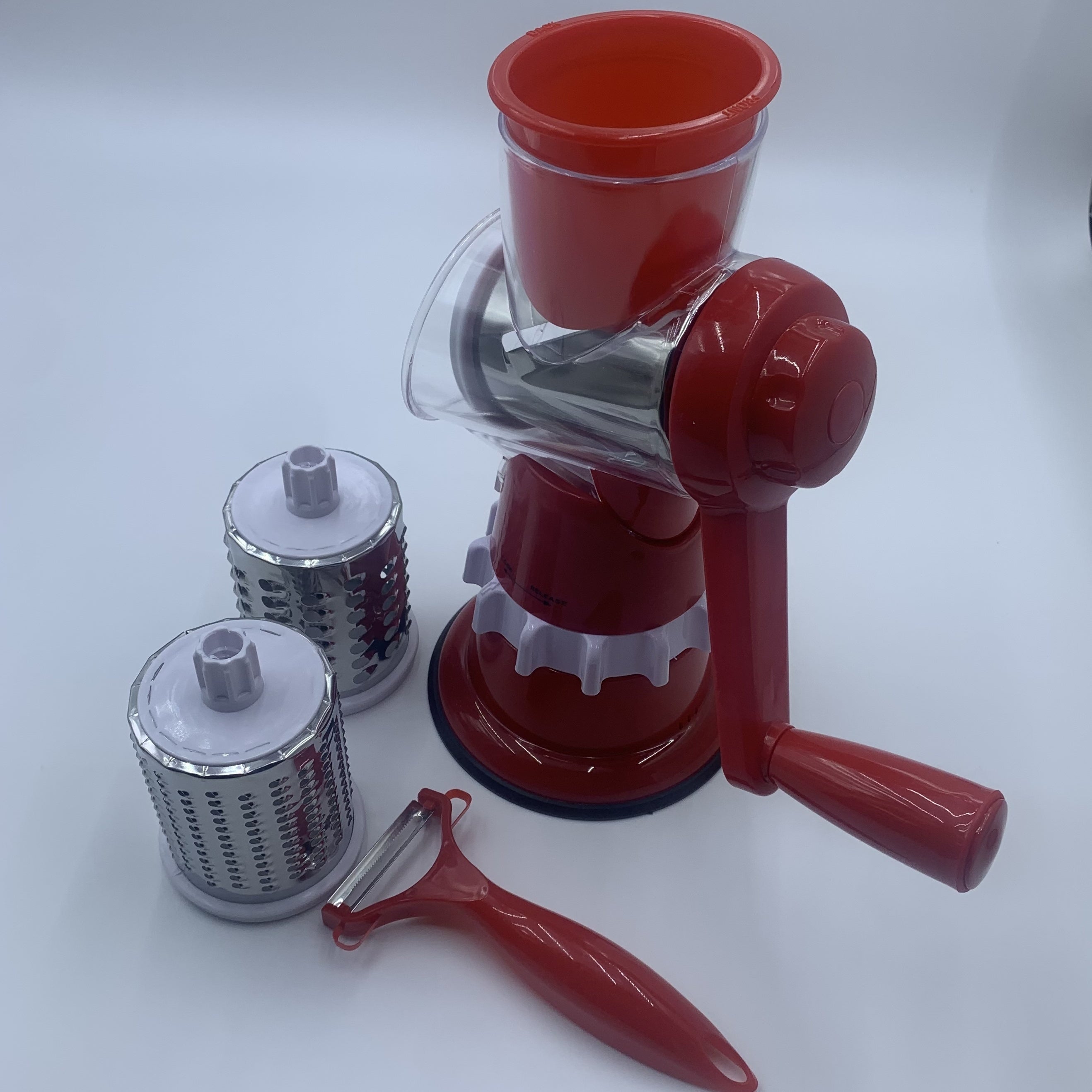 Multifunctional Fruit and Vegetable Cutter Set with Container and Cheese Grater