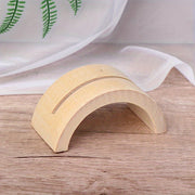 Bamboo Fan Stand with Wooden Holder for Home and Office Decor