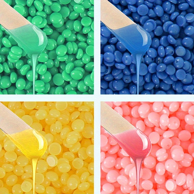 Cera de cera de abeja para mujeres y hombres, lavanda, 100 g, cera dura para depilación, hipoalergénica