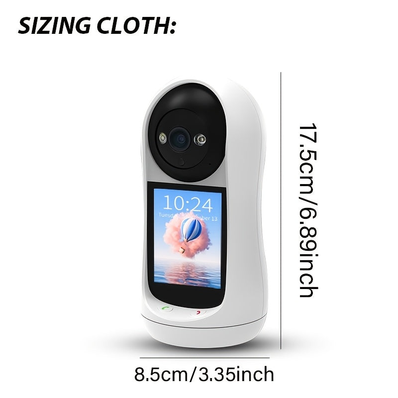 Indoor Security Camera 360° WiFi with Two-Way Audio Night Light Pet and Elderly Monitoring