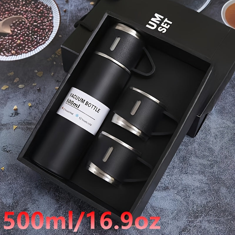 500ml Stainless Steel Thermal Mug Vacuum Insulated for Hot Cold Beverages Outdoor Office