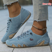 Women's Vintage Octopus Sneakers Lace-Up Non-Slip Rubber Casual Shoes