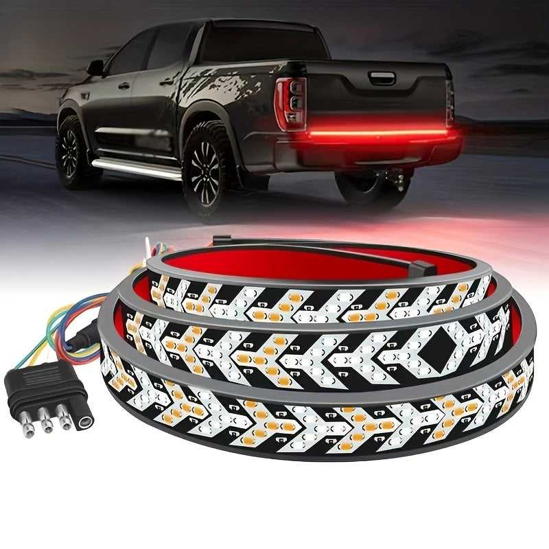 48-Inch Multi-Color LED Tailgate Light Strip for Trucks Hardwired