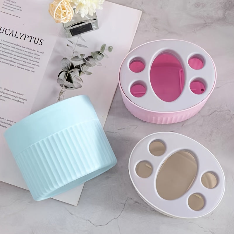 Tozalik uchun tish cho'tkasi va tish pastasiga mo'ljallangan hammom uchun saqlash tashkilotchisi, ajraladigan javon bilan