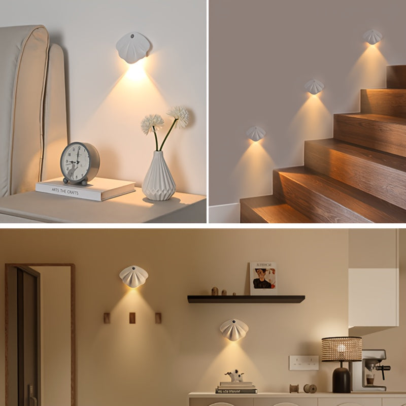 Motion Sensor Wall Light with Adjustable Brightness and 3 Color Options
