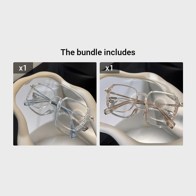 Gafas de ordenador de marco cuadrado unisex con lentes transparentes que bloquean la luz azul