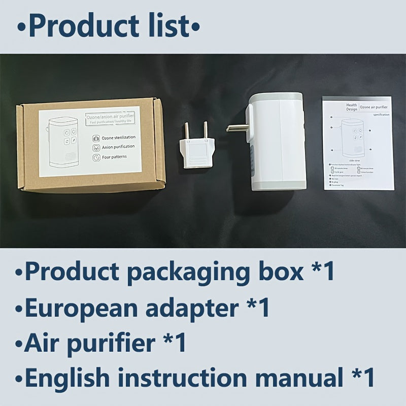 Multi-Stage Air Purifier for Home Office Bedroom Pet Room Negative Ion