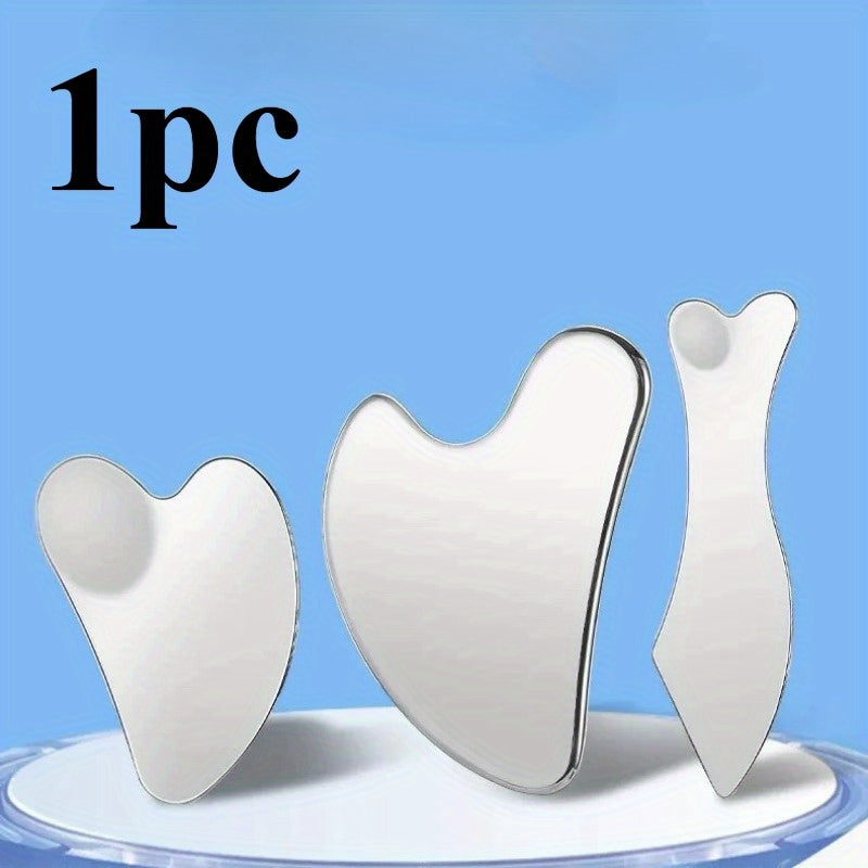 Stainless Steel Gua Sha Tool for Face and Body Massage with Gift Box