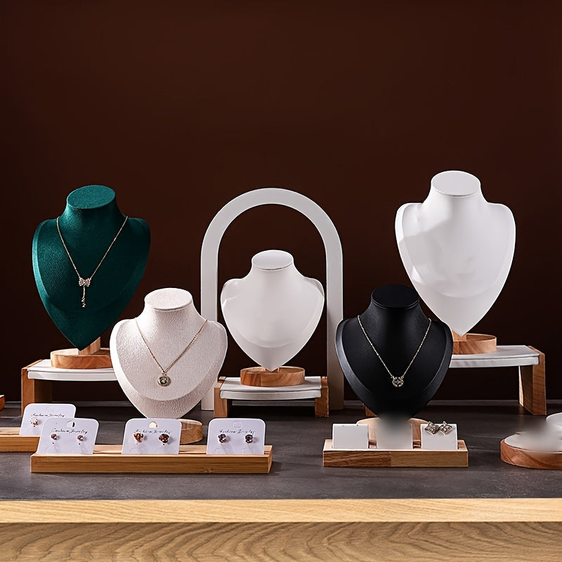 Yurak shaklidagi yog‘och zargarlik taqsimlagich, uzuklar uchun namoyish tashkilotchisi, 1 dona