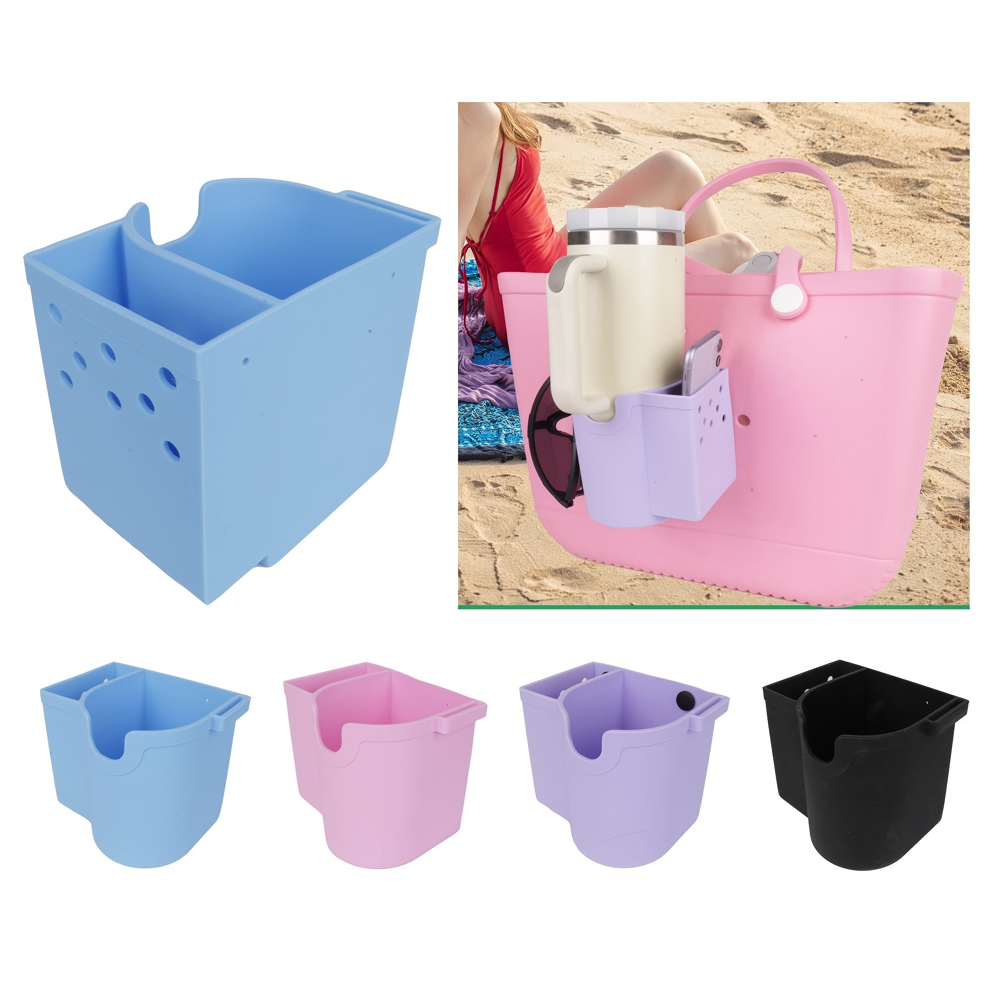Beach Bag Accessories Water Cup Holder Mobile Phone Storage Bag