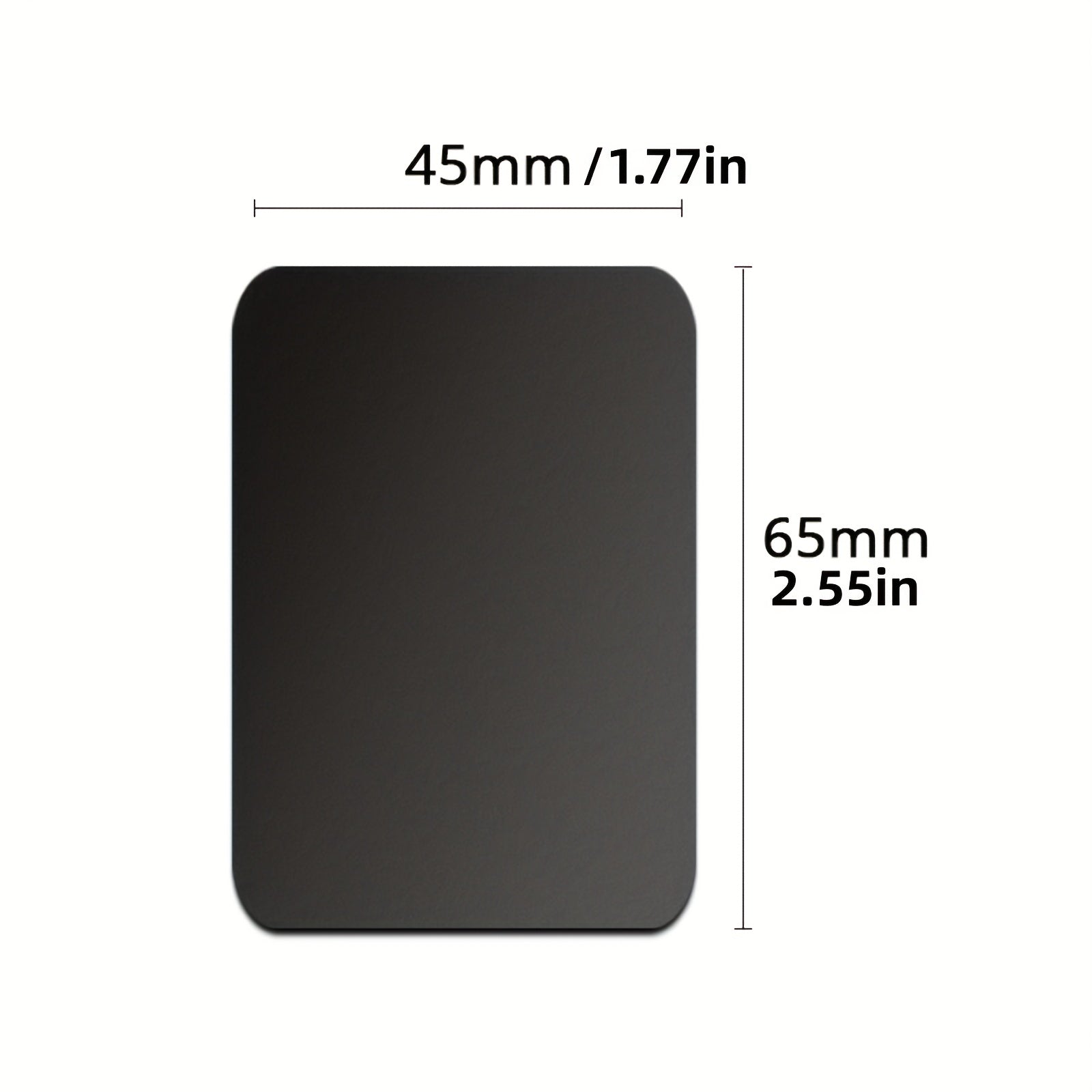 Universal Magnetic Car Phone Holder with Metal Plate and Disc Mount