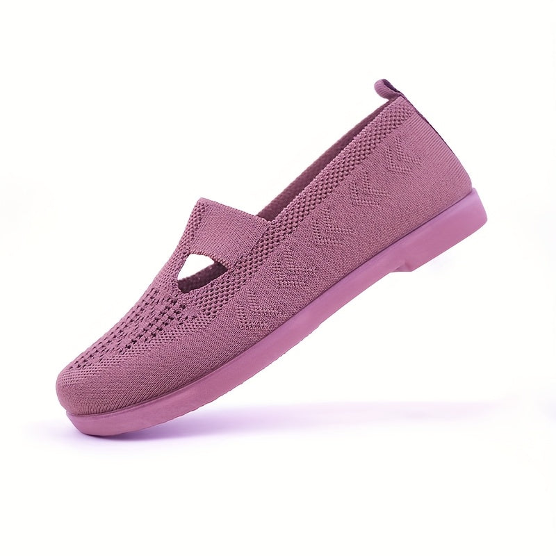 Women's Slip-On Casual Shoes All-Season Fabric Low Top Comfort Sneakers