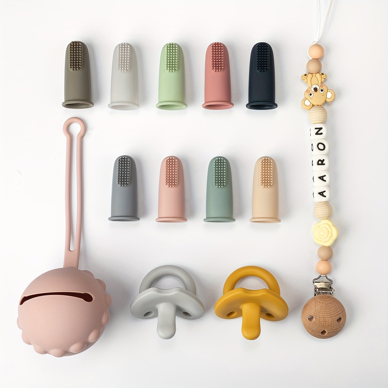 Silicone Kids Toothbrush Set for Youngsters 3 Pack Soft Toothbrushes for Children Ages 3 Plus