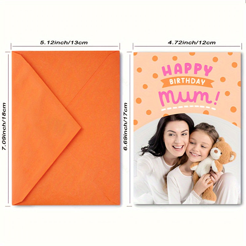 Shaxsiylashtirilgan Vintage Onalar Kuni Kartasi - Sevgi, Hazil va O'ziga xos Tushuncha Bilan Qo'l Bilan Yasalgan, Tug'ilgan Kunlar va Maxsus Bayramlar Uchun Ideal.