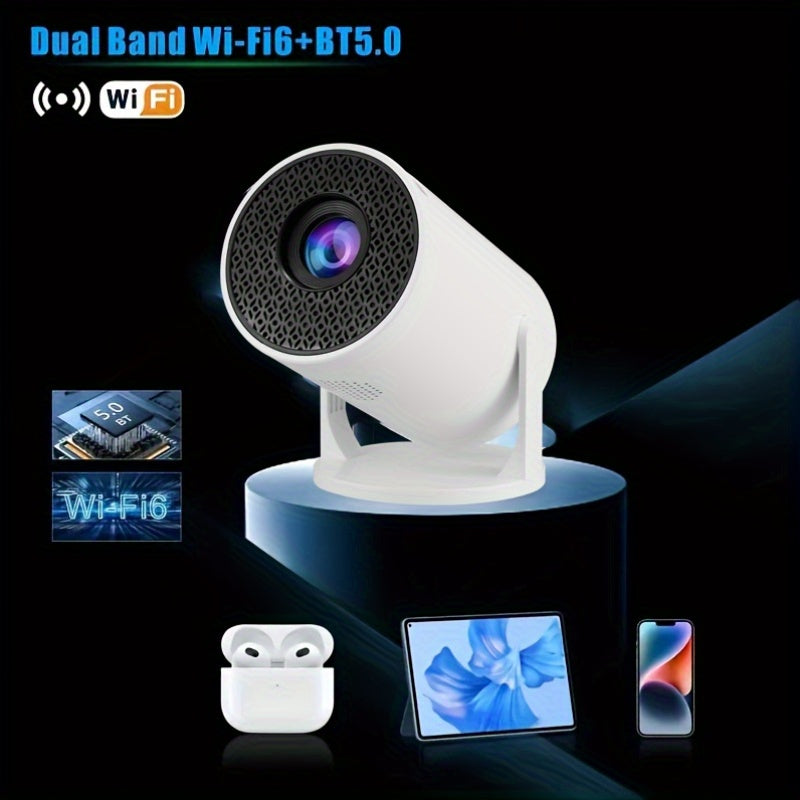 Portable Smart Projector with WiFi 180° Rotatable Full HD 3D Ready