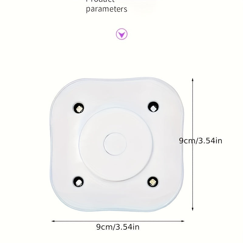 Desodorante de inodoro con lámpara UV automática, batería recargable y carga USB