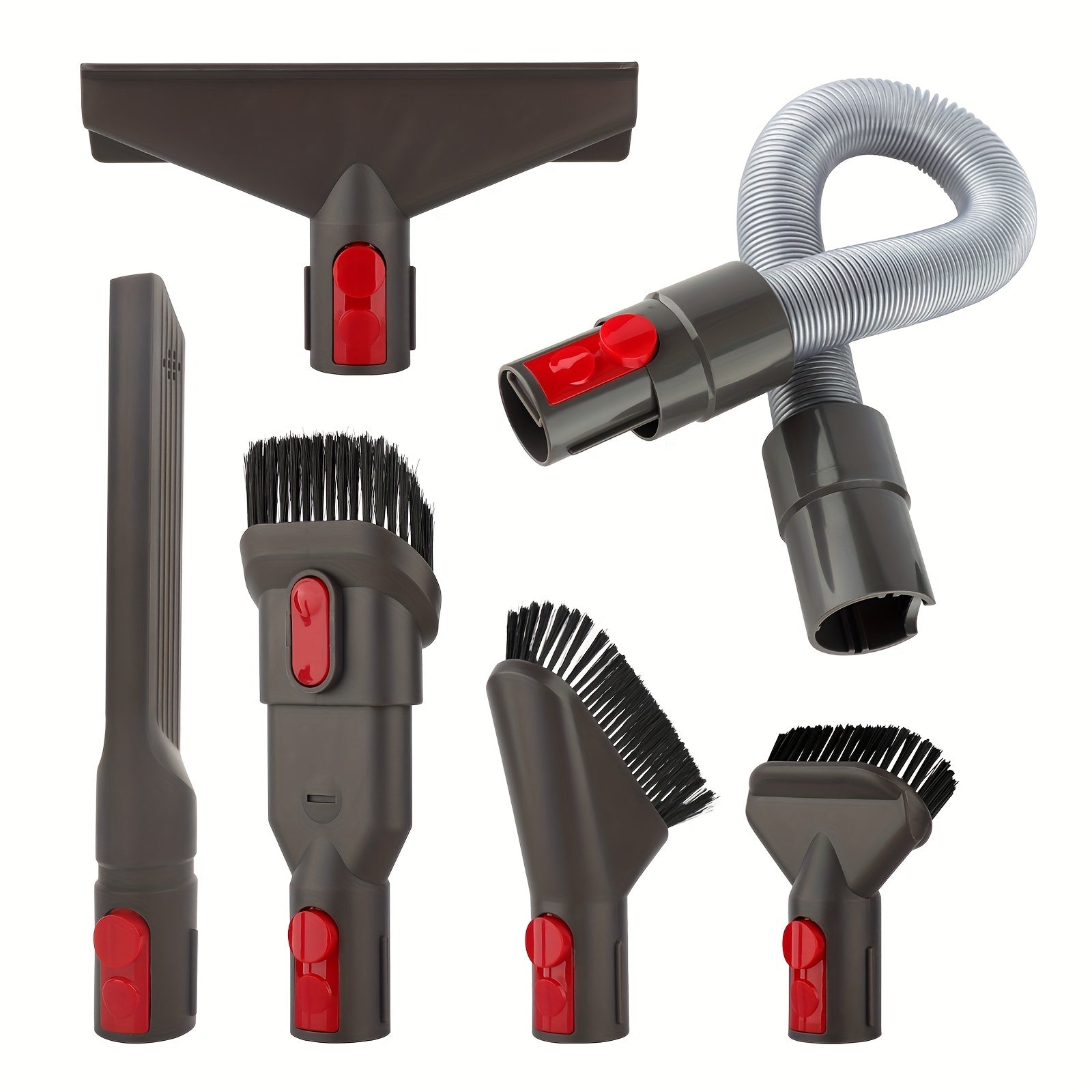 6 ta bo'lakdan iborat vakuum ulanish to'plami - V15, V12, V11, V10, V7 va V8 Absolute Detect modellari uchun mo'ljallangan yumshoq matras, kattalashtirilgan va tsiklon tozalash aksessuarlarini o'z ichiga oladi.