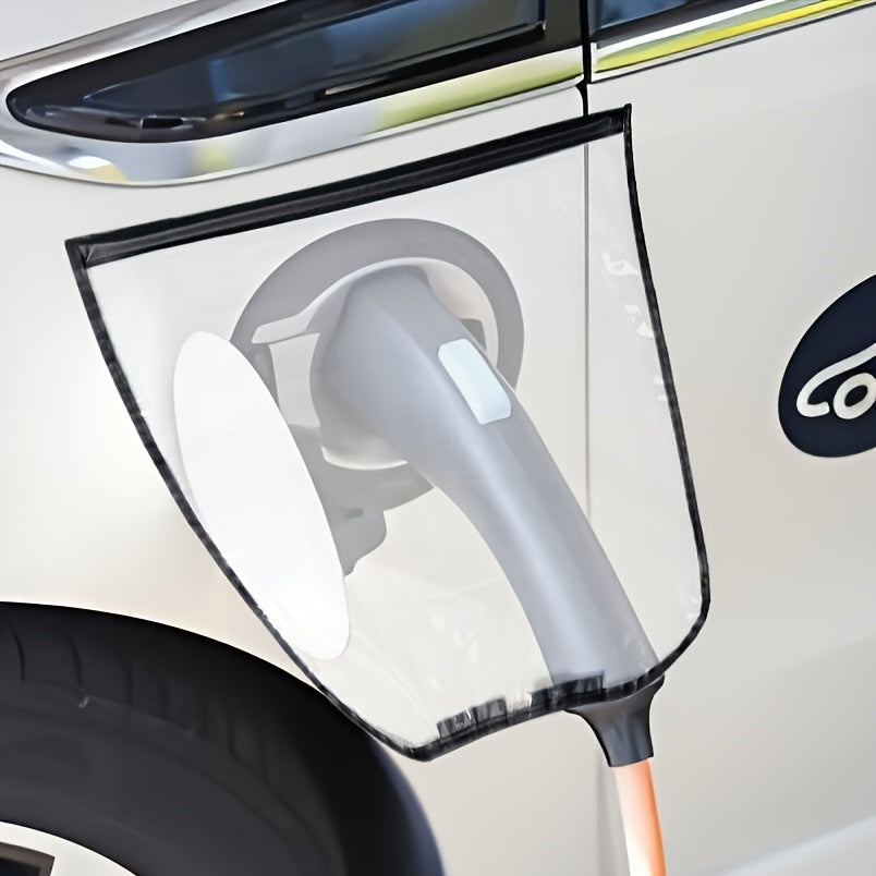 Electric Vehicle Charging Gun Rain Cover Waterproof Charging Port Snow Rainproof