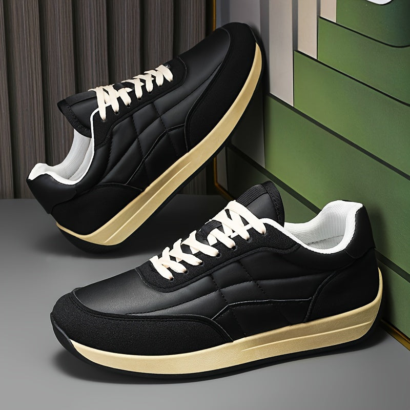 Men's Low Top Sneakers Durable Non-Slip Outdoor Hiking Casual Running Shoes