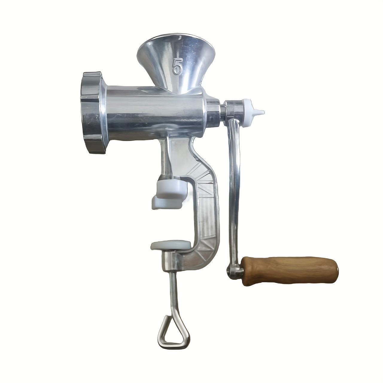 Manual Meat Grinder with Clamp, Kitchen Tool for Meat and Vegetables