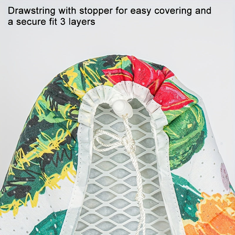 Artistic Print Ironing Board Cover with Heat Resistance and Easy Wash