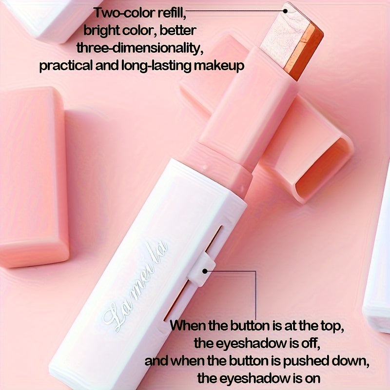 Women Eyeshadow Stick Set 6-Pack Matte Shimmery Waterproof Long-Lasting