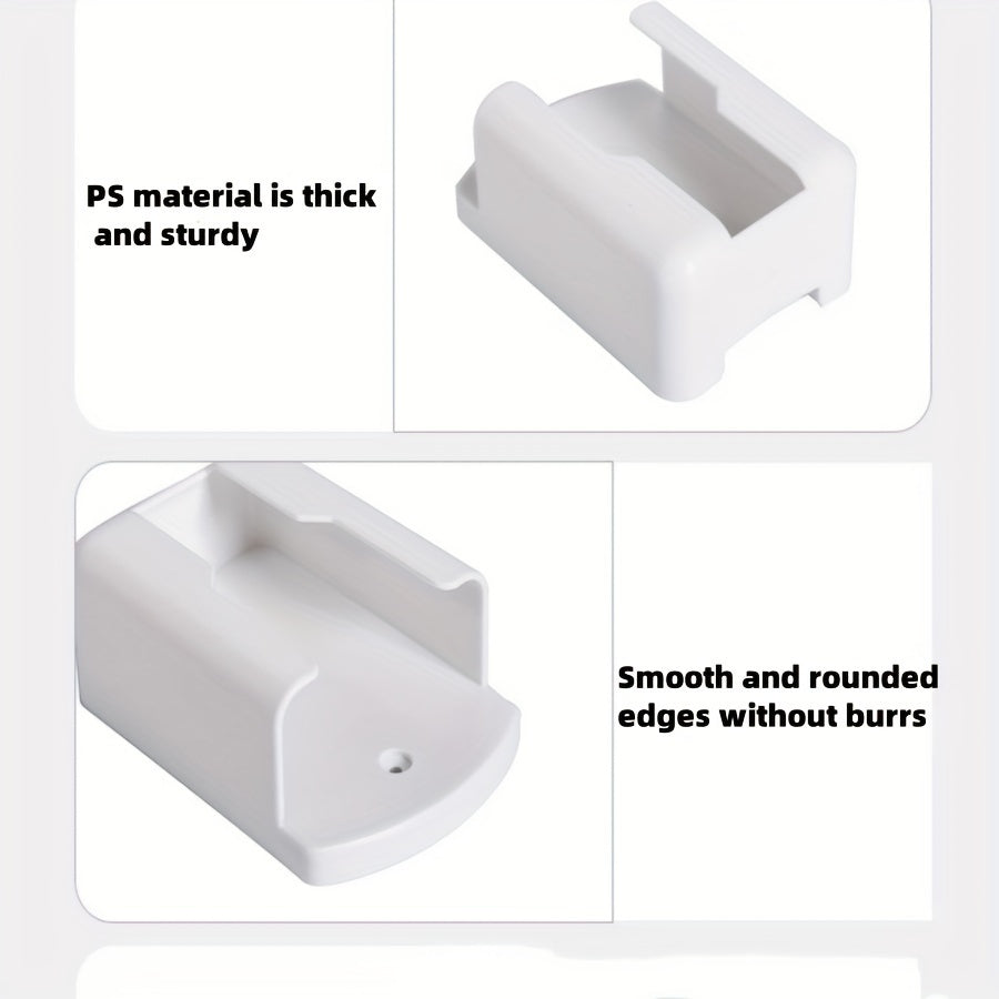 Wall-Mounted Remote Control Storage Box Adhesive Organizer for TV and Air Conditioner Racks