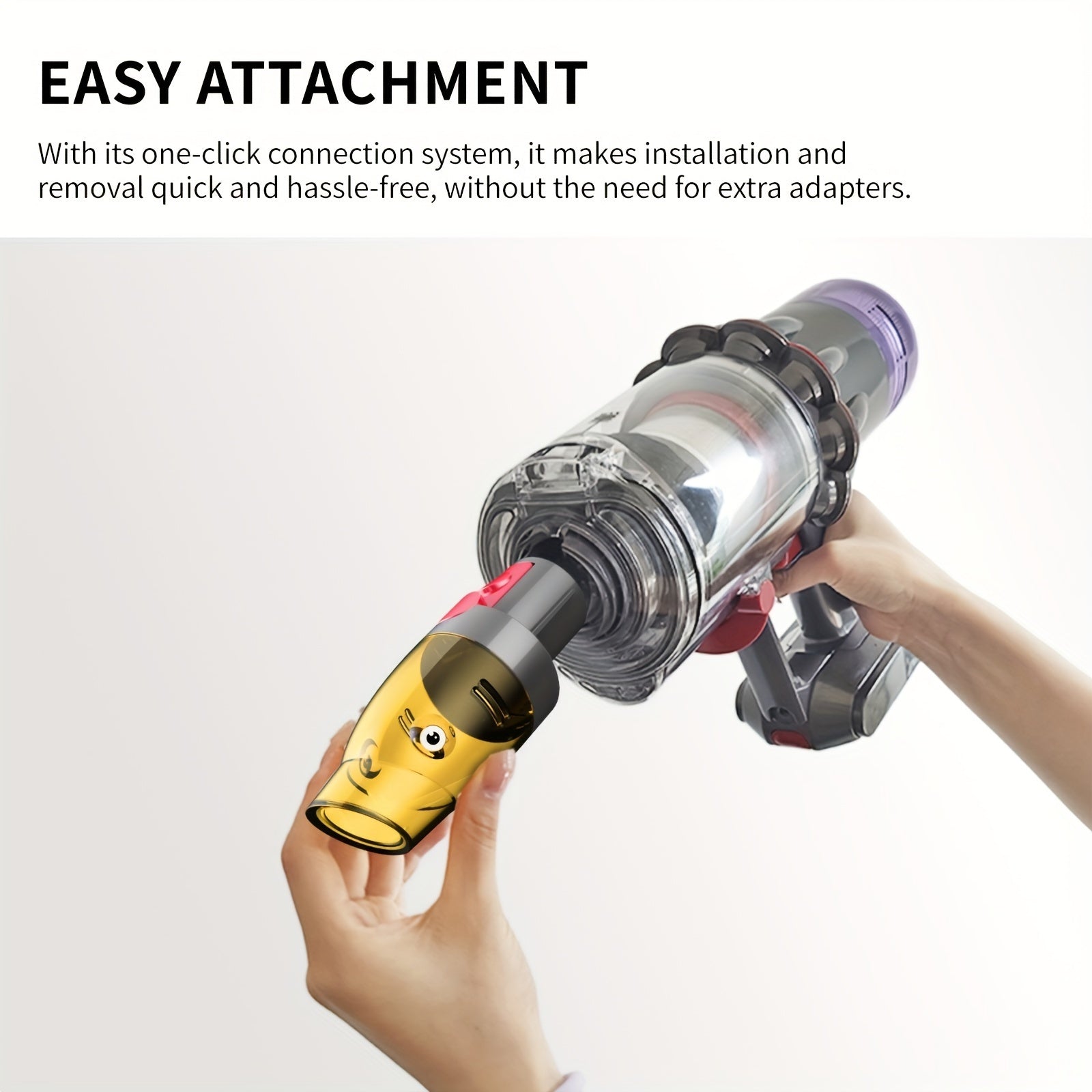 Dyson changyutgichingizni ushbu ko'p funksiyali aksessuar to'plami bilan yangilang. V7, V8, V10, V11 va V15 modellari bilan mos keladi, u simsiz havo nasoslari va samarali tozalash uchun mini boshlar bilan birga keladi.