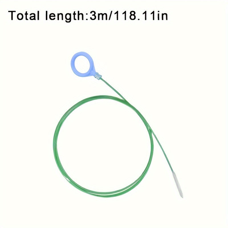 Гибкий инструмент для очистки дренажных отверстий авто с электросолнцезащитным козырьком и лобовым стеклом, длинная щетка