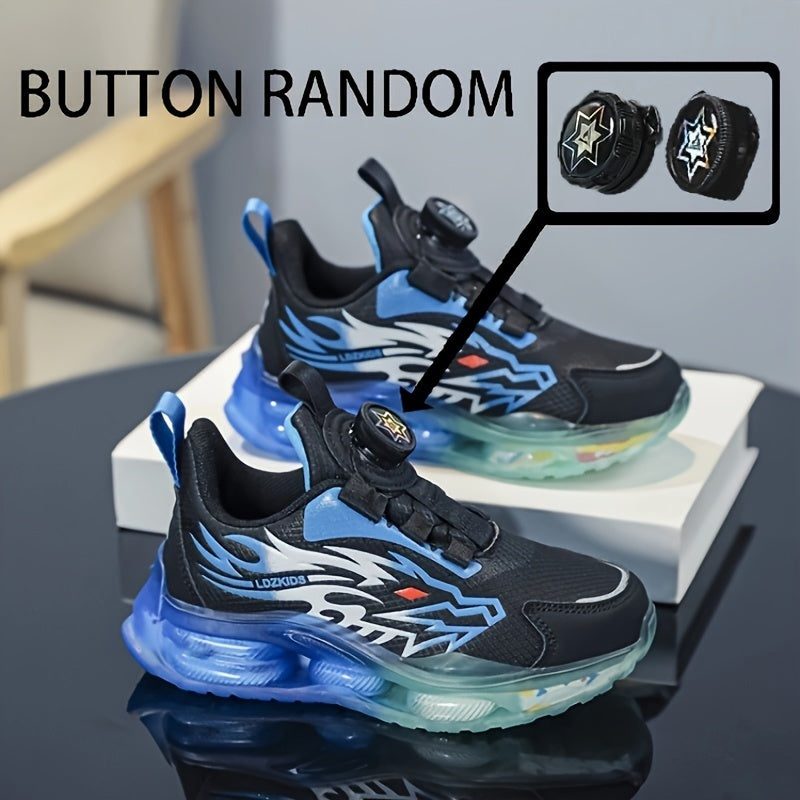 Мужские дышащие водонепроницаемые кроссовки с вращающейся пряжкой, нескользящие, повседневные, спортивные, для бега