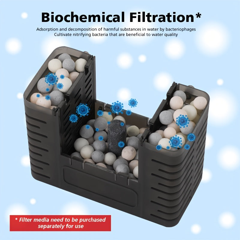 Silent Multifunctional Aquarium Water Pump with Built-in Filter for Fish Tanks