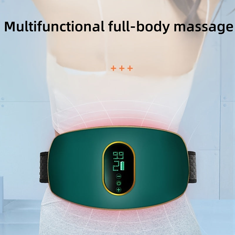 Li-ion polimer batareyali, USB orqali zaryadlanadigan, uyda, ofisda, ochiq havoda sport uchun va juftliklar uchun sovg'a sifatida mos keladigan qayta zaryadlanadigan qorin massaj kamar.